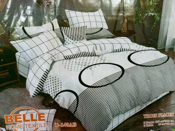 Draps plats 3 places