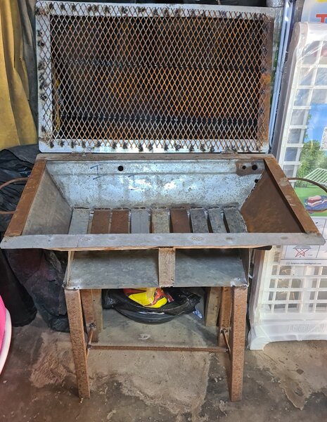 Grand grillage pour barbecue