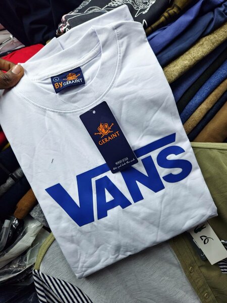 T-shirt blanc VANS logo