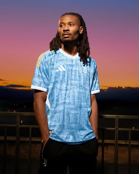 Maillot de Foot Juventus Bleu