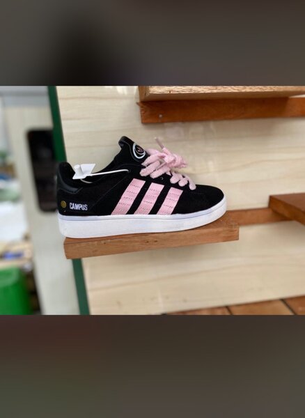 Sneakers Campus Noir Rose