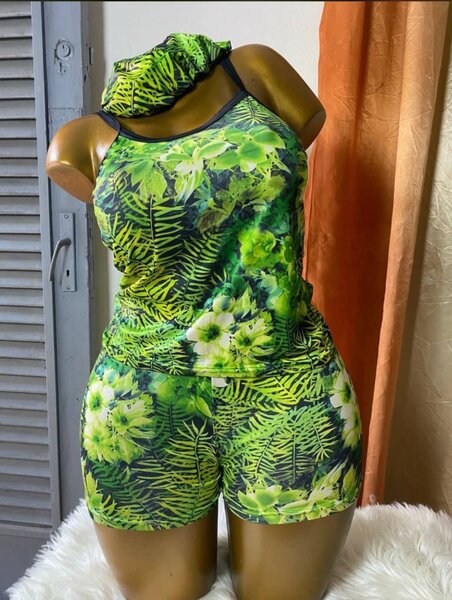 Pyjama d'été fleuri confortable