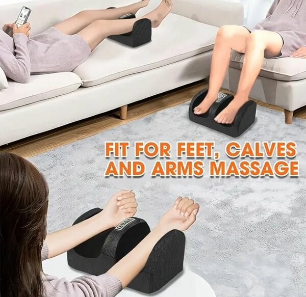 Electric Foot Massager + Heat, Kneading and Shiatsu Function