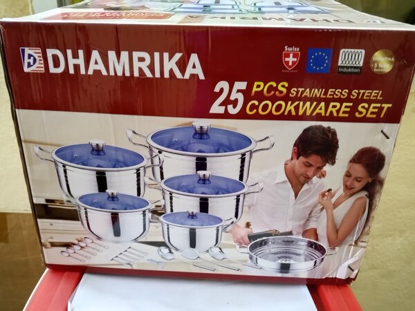 Ensemble Casseroles Inox 25 Pièces