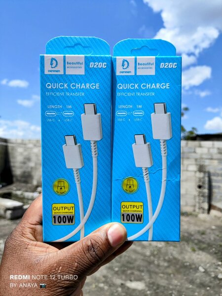 Type C to  C  100w PD3.0 Fast Charging Data Transfer