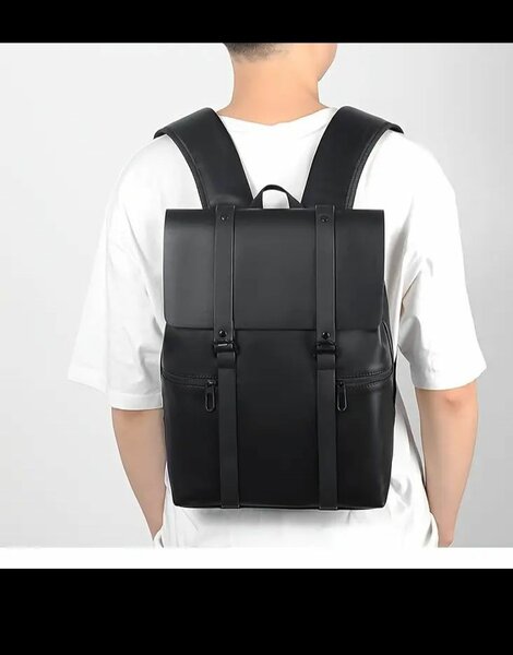 Solid leather backpacks