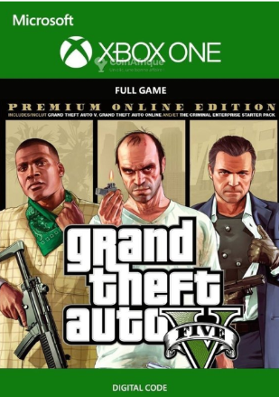CD Jeux Xbox One Grand theft auto 5 premium