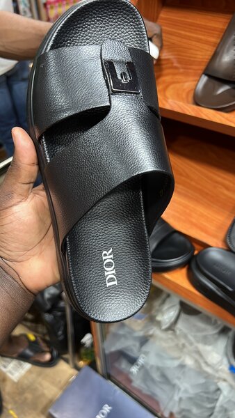 Mules en cuir luxueux homme