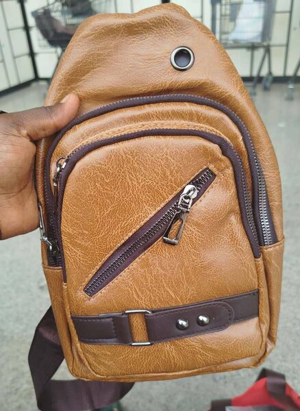 Sacoche bandoulière en cuir