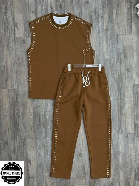 Ensemble Décontracté Sans Manches