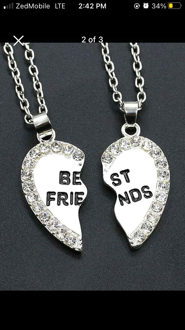 Best friends necklaces