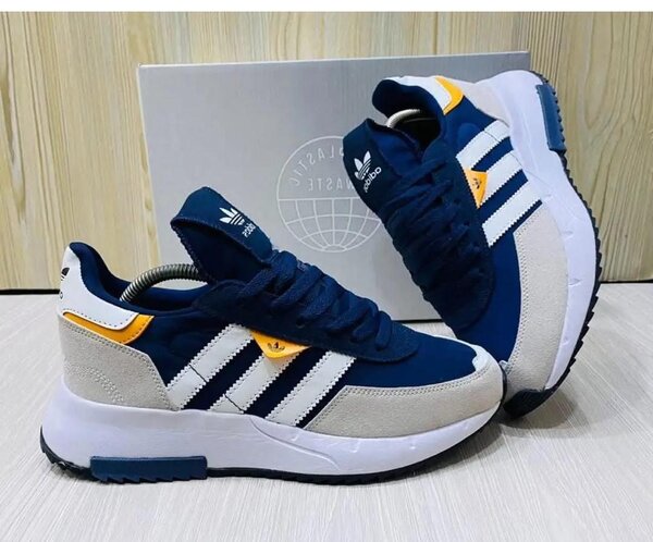 Baskets Adidas Bleu et Blanc