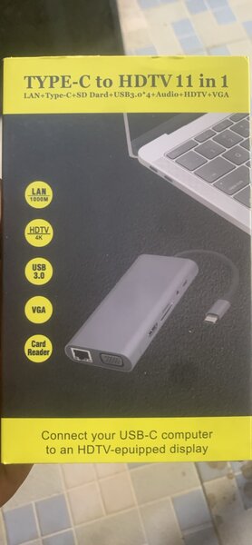 Adaptateur type-c 11 en 1