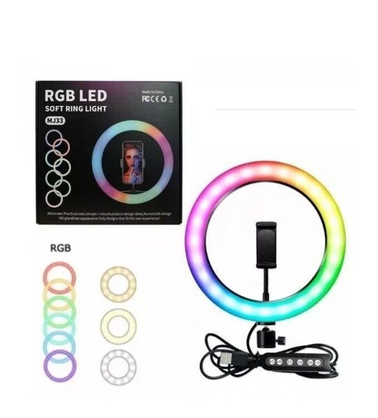 Lumière Anneau LED RGB 12 p