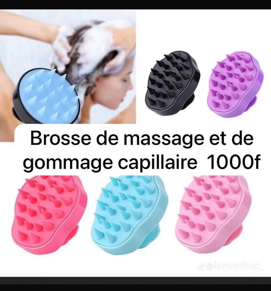 Brosse massage cheveux