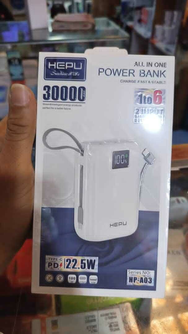 Power Bank HEPU 30000mAh 22.5W