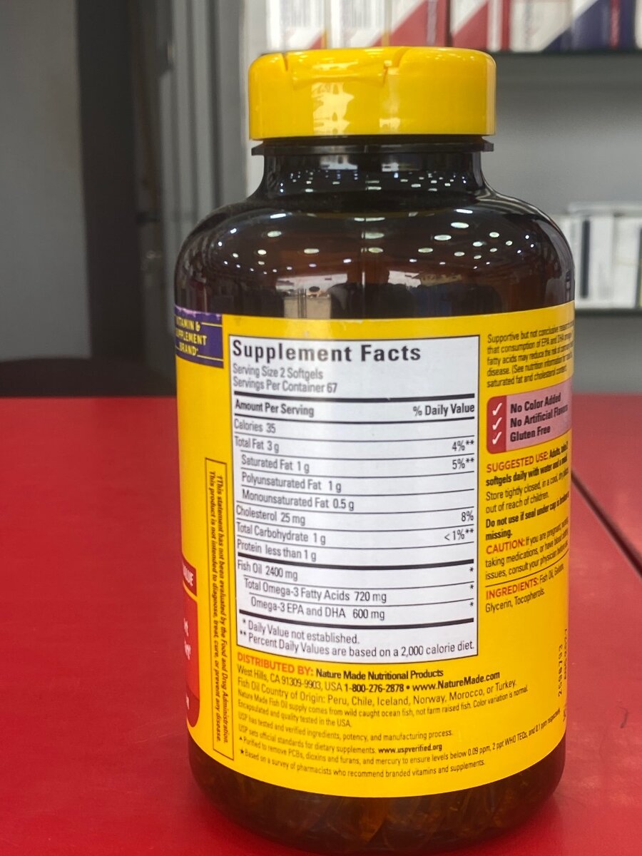 Nature Made Fish oil( Omega-3)