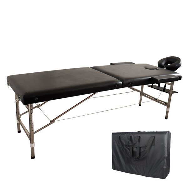 Foldable massage bed