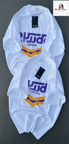 T-shirt blanc classique pour hommes