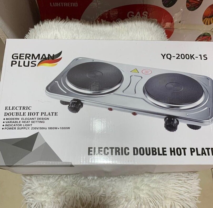German Plus Durable Double Electric Plate Cooker