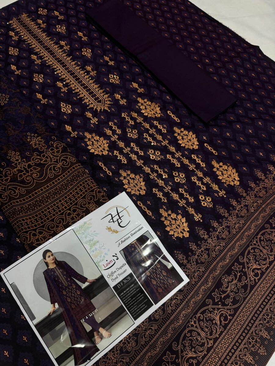 Rijaz Fashion Embroidery Lawn