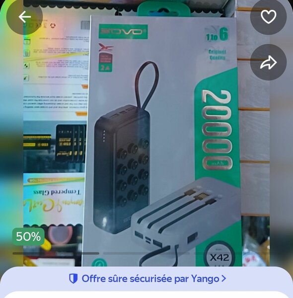 Batterie Externe 20000mAh Portable