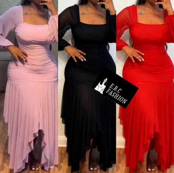 Robe élégante longue femme