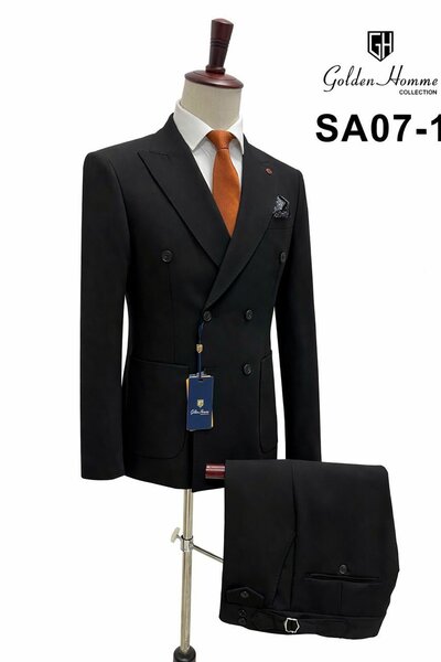 Costume Homme Élégant Noir