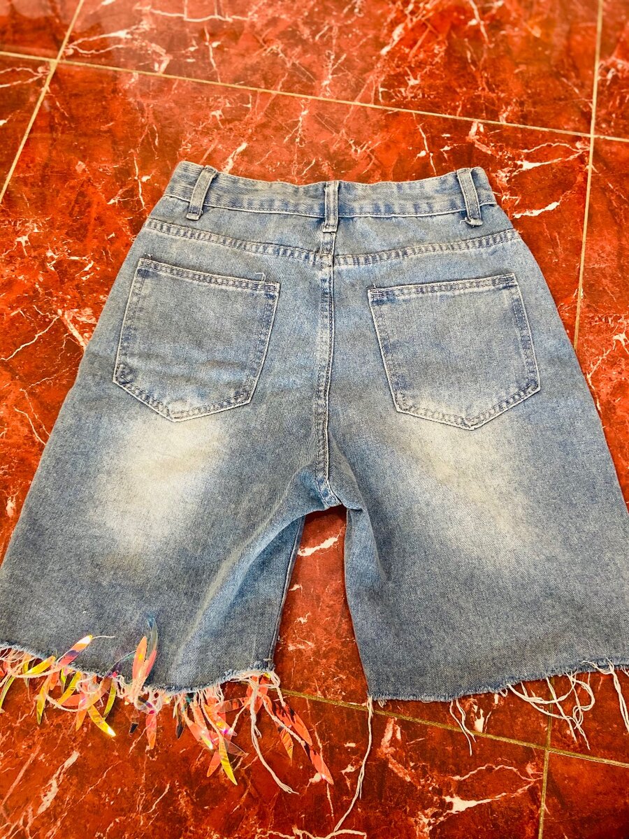 Short jeans rag