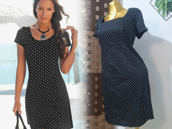 Robe à pois élégante