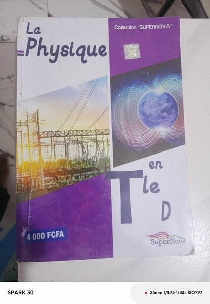 Livre Physique Terminale