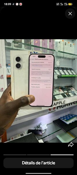 iPhone 14 Blanc 128GB Débloqué