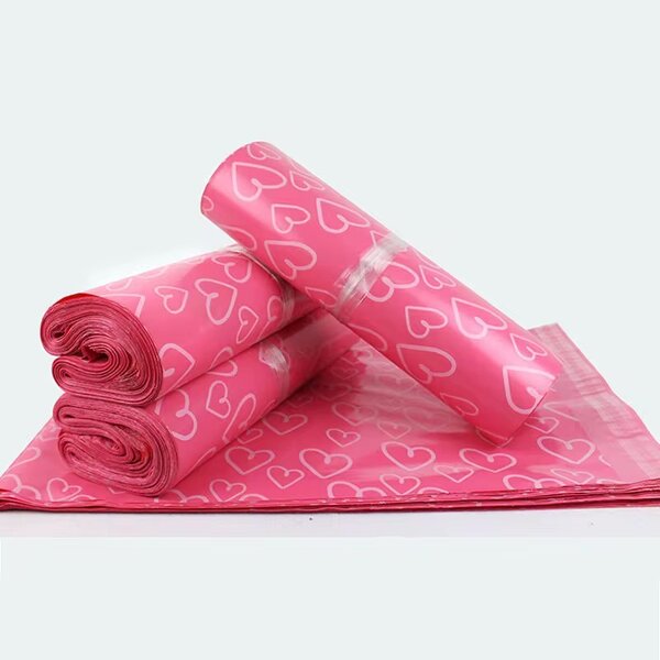 Polymailers pink heart 25*35cm