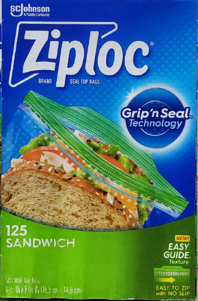 Ziploc Sacs Sandwich