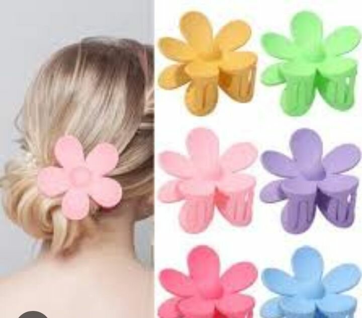 Flower claws, normal hair clip