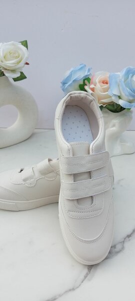 White sneakers