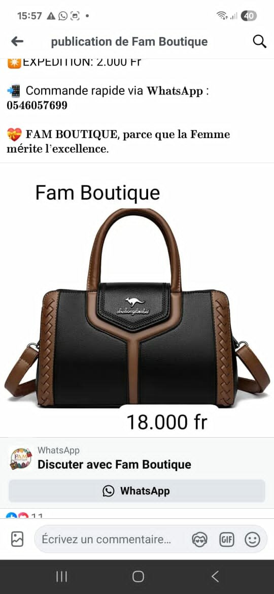 Sac à main élégant Femme