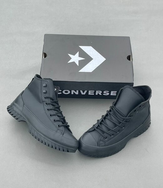 Chaussures montantes noires Converse