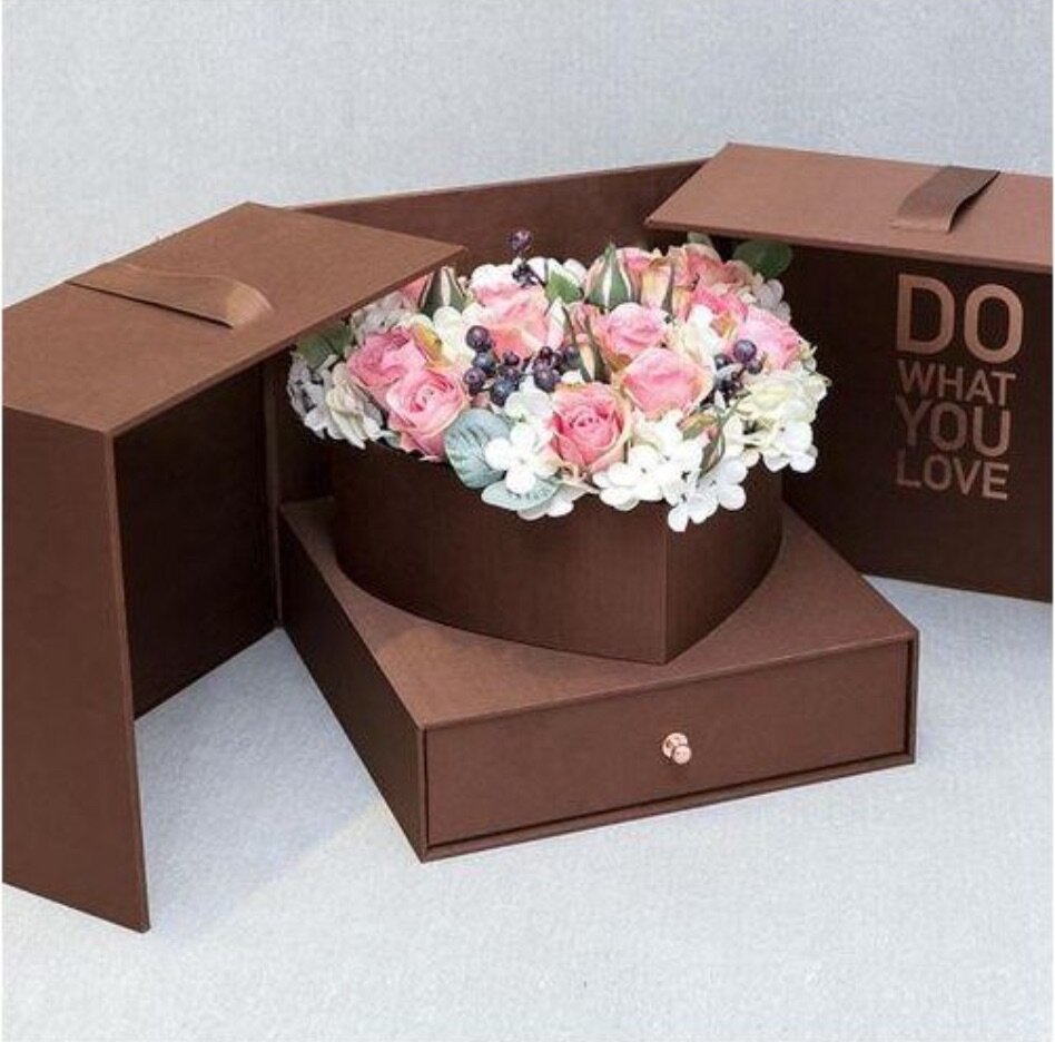 Empty Flower Box Valentine's Day Gift For Celebrations