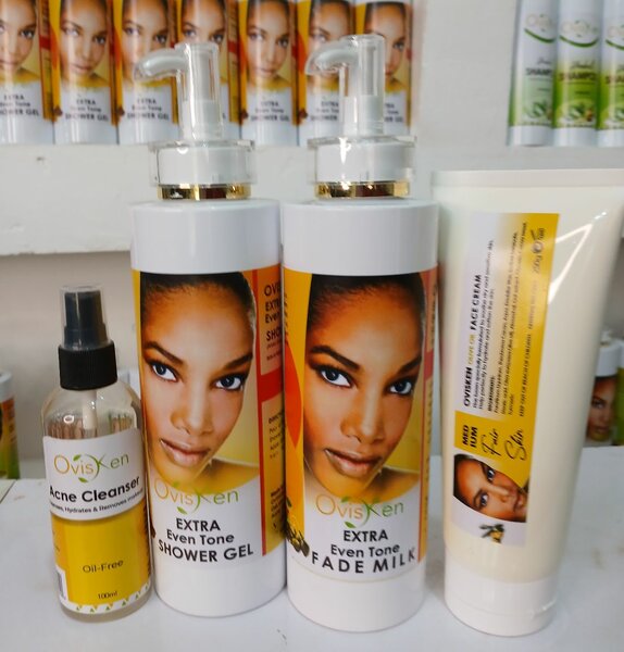 Ovisken fademilk and shower gel set