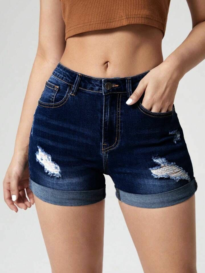 Female short jeans
