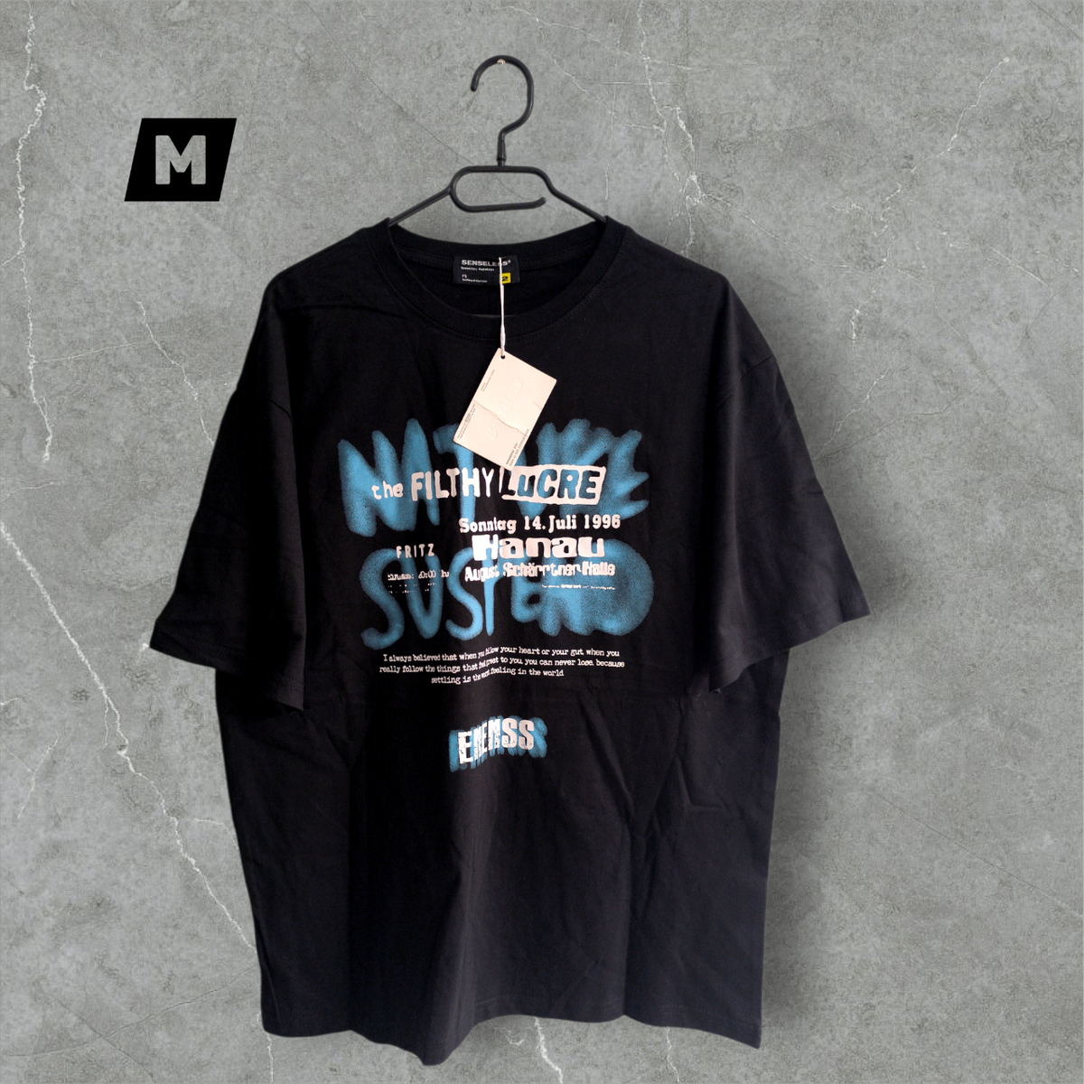 T-shirt imprimé unisexe