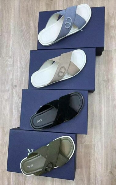 Sandales en cuir Dior homme