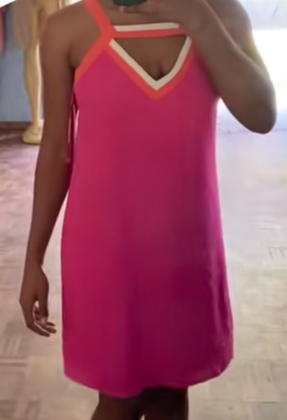 Elegant women's dress size M/l in pink