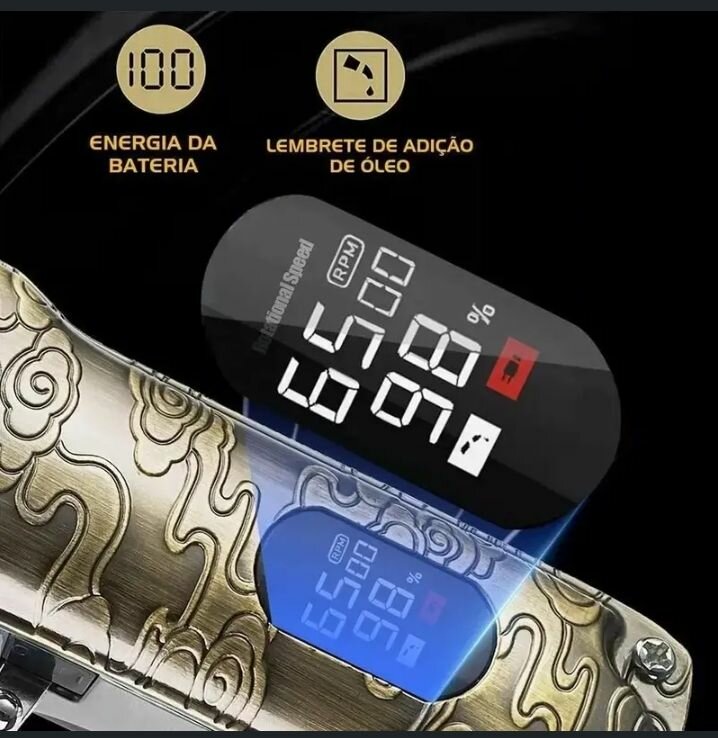 Tondeuse cheveux sans fil LED