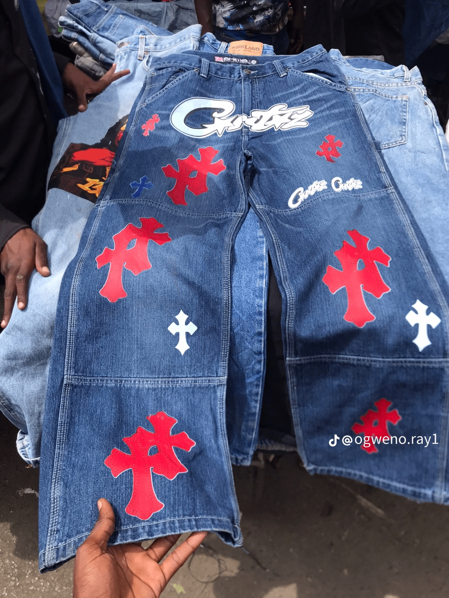 Jeans artistiques pour hommes