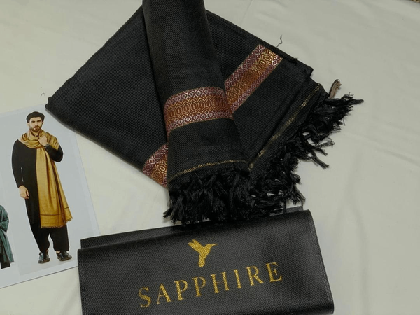 Men's Wool Shawl 1pc