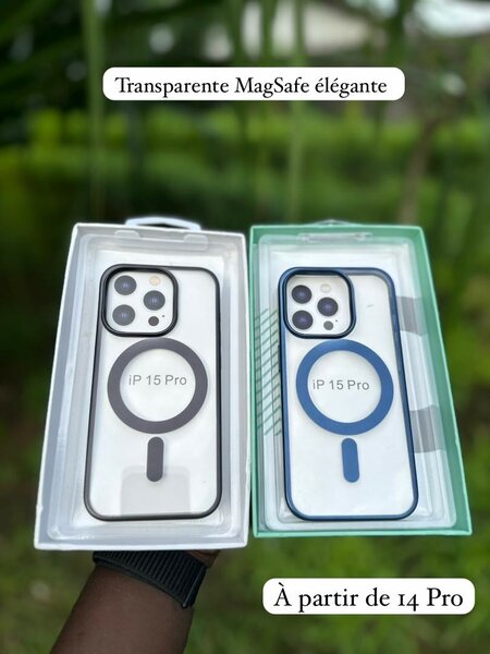Coque transparente MagSafe très élégante
