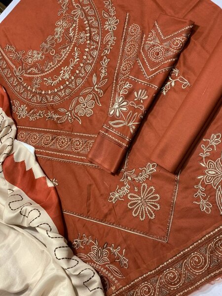 Shirt, trousers and duppata