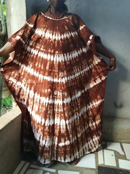 Robe Caftan Bohème Teintée